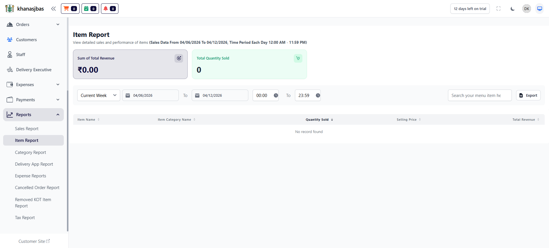 Reports & Analytics Dashboard Image